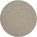 Hand-tufted Beige Wool Rug (8' Round)