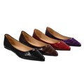 Bamboo by Journee Women's Pointed Toe Slip-on Flats