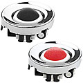 Blackberry Trackball/ Chrome Ring Replacements (Pack of 2)