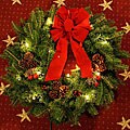 Classic Pre-lit 24-inch Fresh-cut Maine Balsam Wreath