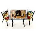 Wild West Table and Chairs Set