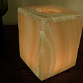 Alabaster Candle and Incense Cover (Egypt)