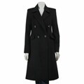 A.B.S Women's Double-breasted Powder Coat