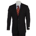 Joseph Abboud Men's Navy 2-button Notch Lapel Wool Suit