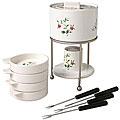 Winterberry Fondue Set