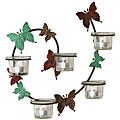 Butterfly Spiral Votive Sconce