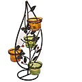 Leaf and Butterfly Votive Holder 