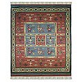 Indo 'Animal Playground' Wool Rug (7' x 8')