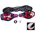 Skull Red Caster Skateboard