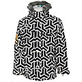 Sessions Neff Print Men's White and Black Snowboard Jacket