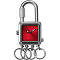 Dakota Women's Red Dial Lock Clip Watch