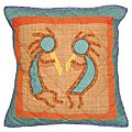 Kokoepelli 16-inch Throw Pillows (Set of 2)
