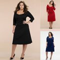 Kiyonna Clothing Women's Plus Size 'Flaunt' Cocktail Dress