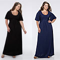 Kiyonna Clothing Women's Plus Size 'Delilah' Long Dress