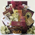Small Christmas Holiday Chocolate Gift Basket