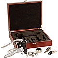 Rosewood Finish 5-piece Wine Gift Set