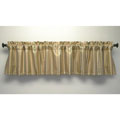 Springfield Gold/ Eggplant Stripes Blouson Valance