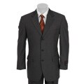 Adolfo Men's Charcoal 3-button Suit