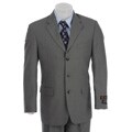 Adolfo Men's Grey Stripe 3-button Suit