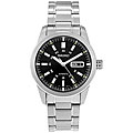 Seiko Men's Automatic Sport Black Dial Stainless Steel Watch