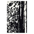 Handmade Soho Black/ White Deco New Zealand Wool Rug (5' x 8')