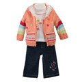 Baby Togs Newborn Girl's Cardigan Sweater Set