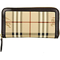 Burberry Ziggy Haymarket Large Wallet