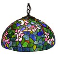 Tiffany-style Dogwood Hanging Lamp