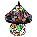 Tiffany-style Full-bloom Rose Lamp