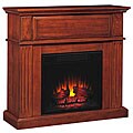 Cherry 23-inch Electric Fireplace Mantel Package