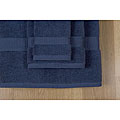 12-piece Calcot Zero-twist Midnight Blue Bath Towel Set