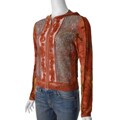 Jaipur Women's Lace-trimmed Paisley Hooded Jacket