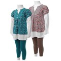 SWAK Girls Floral Print Tunic and Legging Set