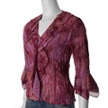 Jaipur Brand Women's Ruffled Crinkle Top