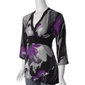 Be Lush Women's V-neck High Waist Plus Size Top