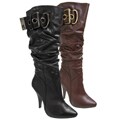 Anne Michelle by Journee Women's High-heel Slouchy Boots