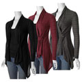 Gavriel Junior's Marled Knit Open Front Cardigan