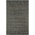 Hand-woven Larkin-01 Grey Wool Rug (2' x 3')