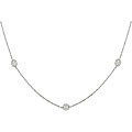 14k Gold 1/3ct TDW Diamond Cable Chain Necklace (H-I, SI)