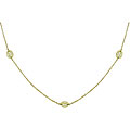 14k Yellow Gold 1/3ct TDW Diamond Cable Necklace (G-H-I, SI)