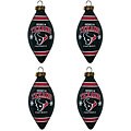 Houston Texans Teardrop Ornaments (Set of 4)