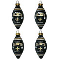 New Orleans Saints Teardrop Ornaments (Set of 4)
