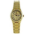 Seiko Women's 5 Automatic Gold Dial Watch