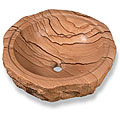 Baden Bath Oval Sandstone Chiseled Edge Vessel Sink