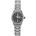 Seiko Women's 5 Automatic Black Dial Stainless Steel Watch