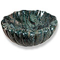 Baden Bath Scalloped Sea Green Granite Vessel Sink
