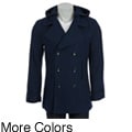 Cloth Logic Men's Wool Blend Peacoat