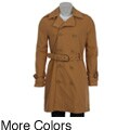 Cloth Logic Men's Brushed Canvas Trench Coat
