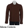 Cloth Logic Men's Wool Blend Double-breasted Sweater