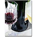 David Wendel 'Wine Reflections II' Canvas Art